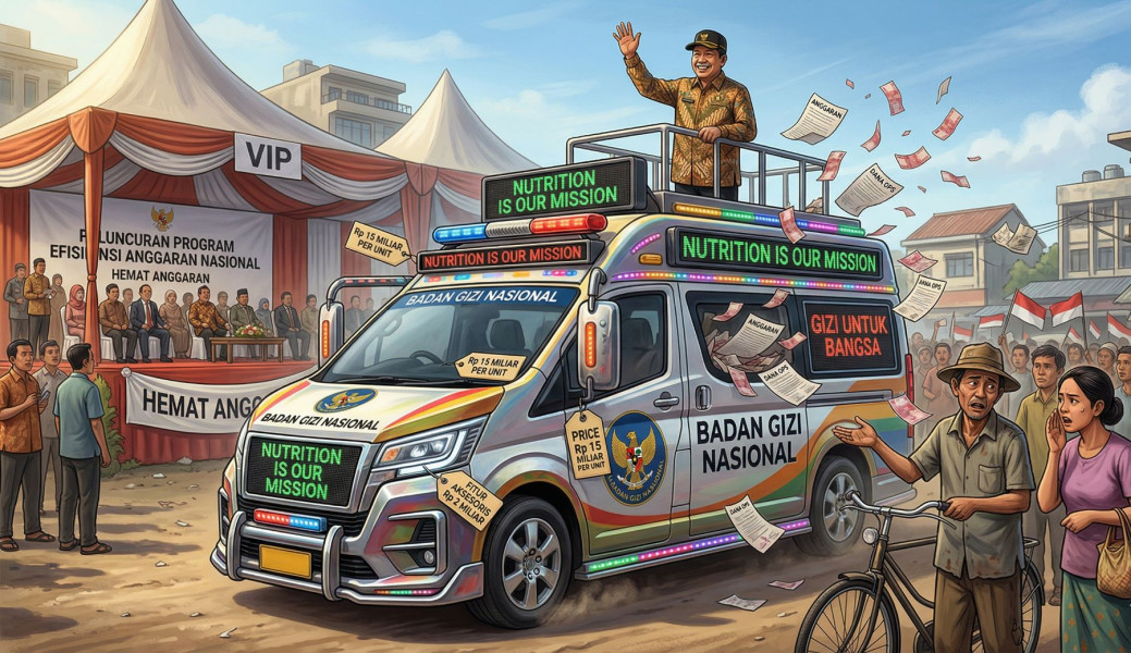 Antara Janji Efisiensi dan Parade Kendaraan Baru di Badan Gizi Nasional